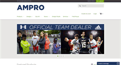 Desktop Screenshot of amprosports.com