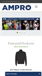 Mobile Screenshot of amprosports.com